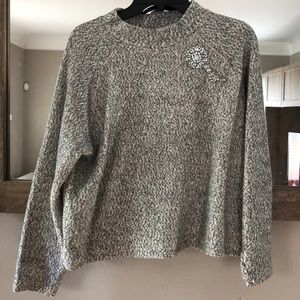 Broached Grey Sweater